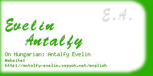 evelin antalfy business card